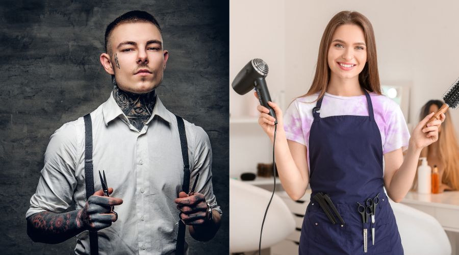 Sự khác biệt của trong phong cách của barber và thợ tại salon