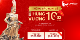 Thông báo lịch nghỉ lễ Giỗ tổ Hùng Vương 2025