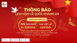 Thông báo lịch nghỉ lễ Quốc khánh 2025