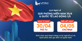 Thông báo lịch nghỉ lễ 30.04 và 01.05.2025