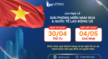Thông báo lịch nghỉ lễ 30.04 và 01.05.2025