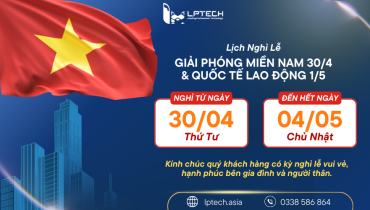 Thông báo lịch nghỉ lễ 30.04 và 01.05.2025