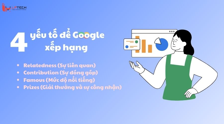 4 yếu tố google xếp hạng dựa vào entity