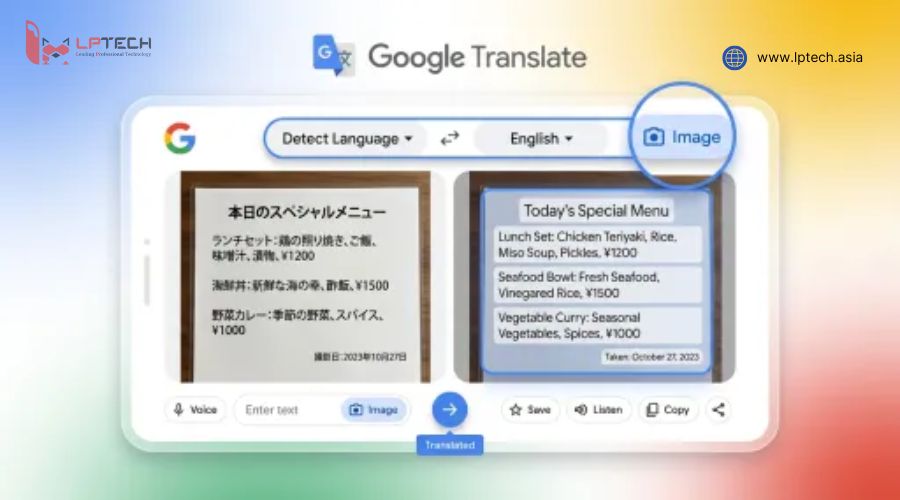 Google dịch hình ảnh