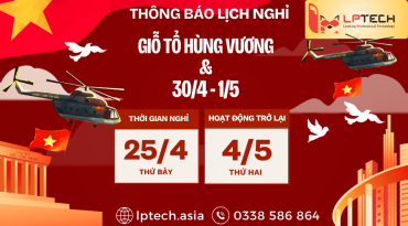 Thông báo lịch nghỉ lễ Mùng 10 tháng 3, 30/4 và 1/5 năm 2026