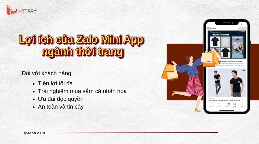 Lợi ích của Zalo mini app ngành thời trang