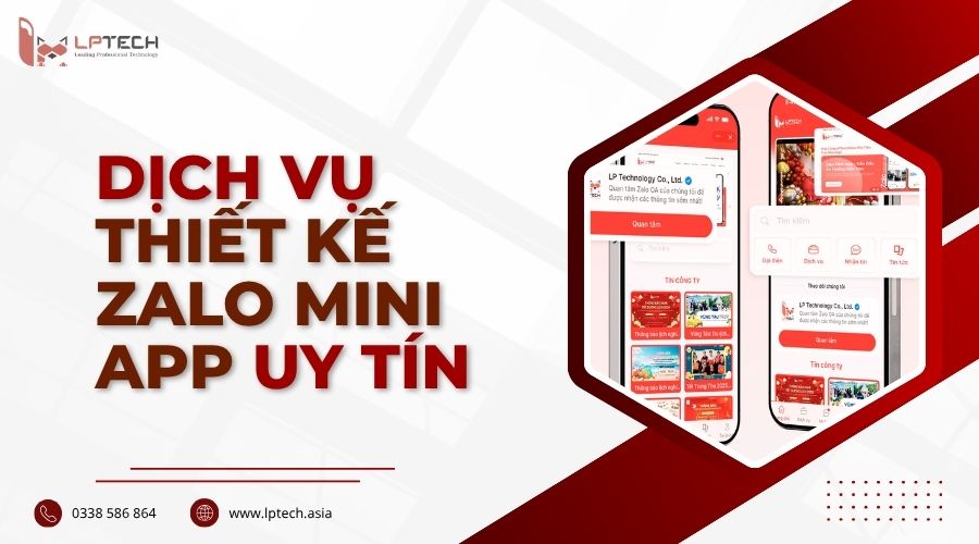 Dịch vụ thiết kế Zalo mini app uy tín